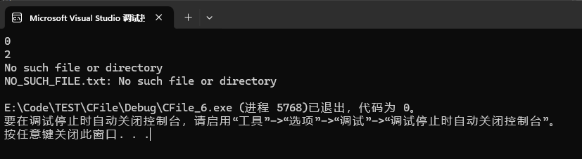 error